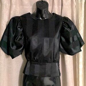 Joaquín Blanco Black Blouse